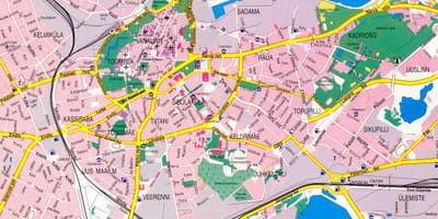 Mapa tallinn Estonsko 